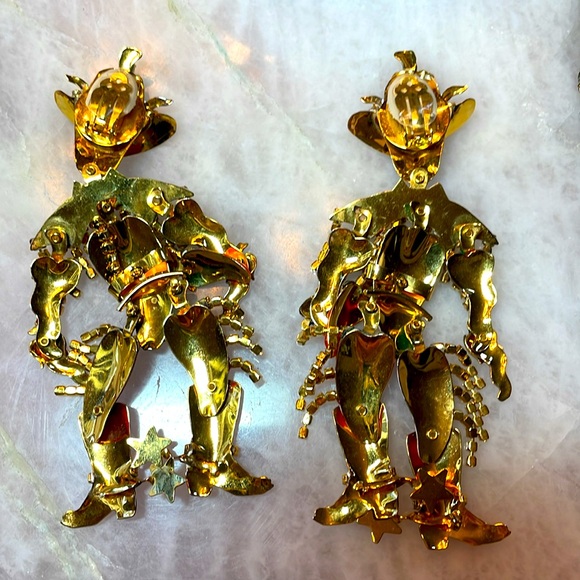 Lunch at the Ritz Spicy 🌶️ cowboy earrings - Picture 9 of 12